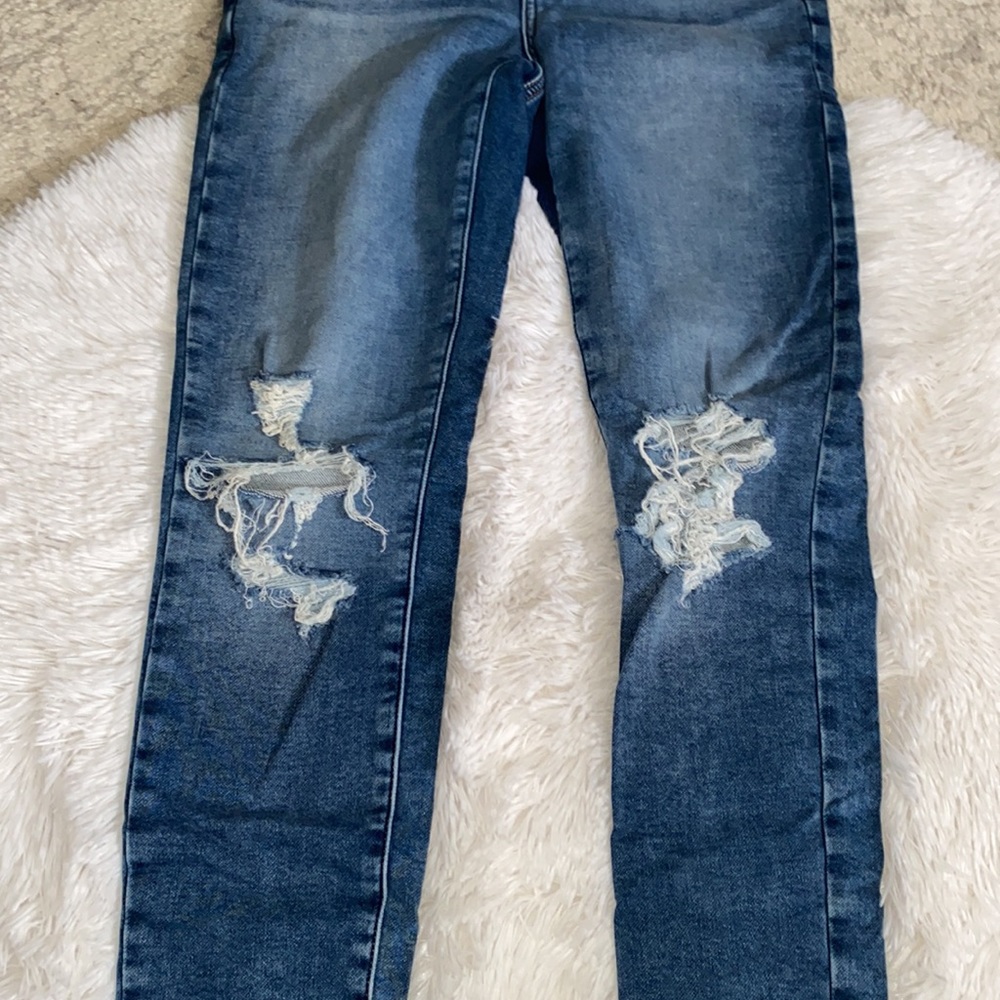 ✨AE High Rise Destroyed Jegging - Picture 8 of 10